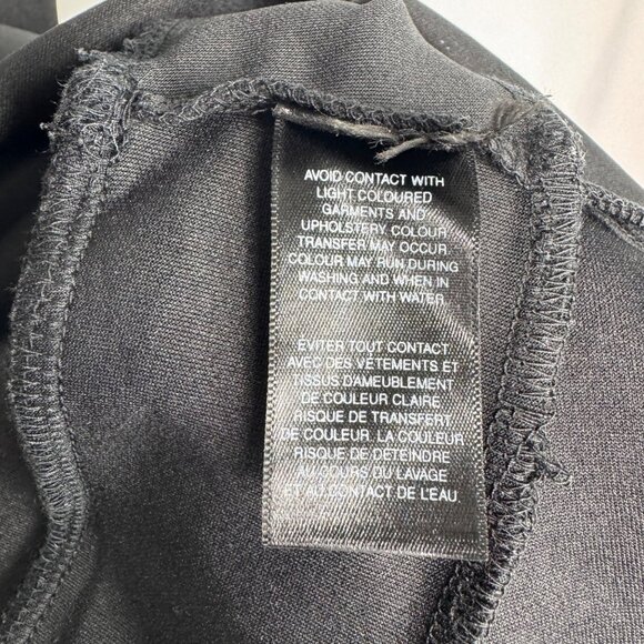 ASOS Black Ruffle Hem V-Neck Little Black Dress Size US‎ 2 Coquette - Picture 6 of 8